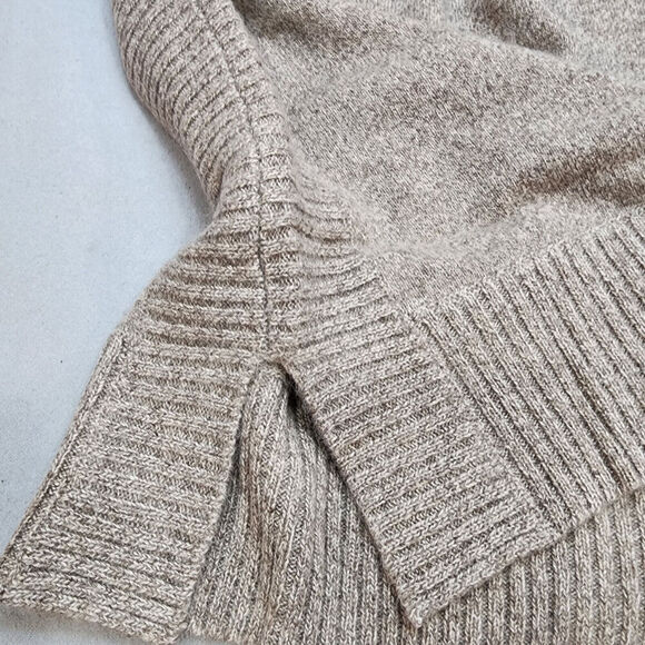 Isaac Mizrahi Live! 100% Cashmere Mock Neck Poncho Sweater Women's M/L NEW - Picture 5 of 7